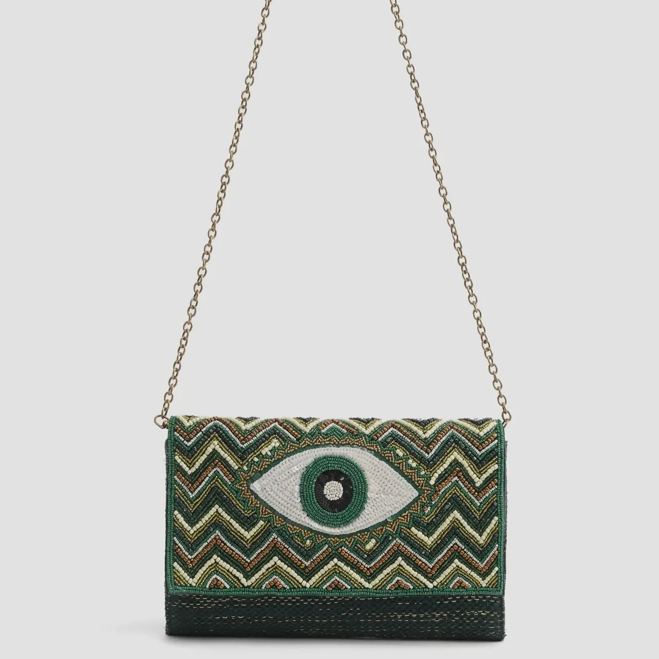 BEAD BAG - GREEN