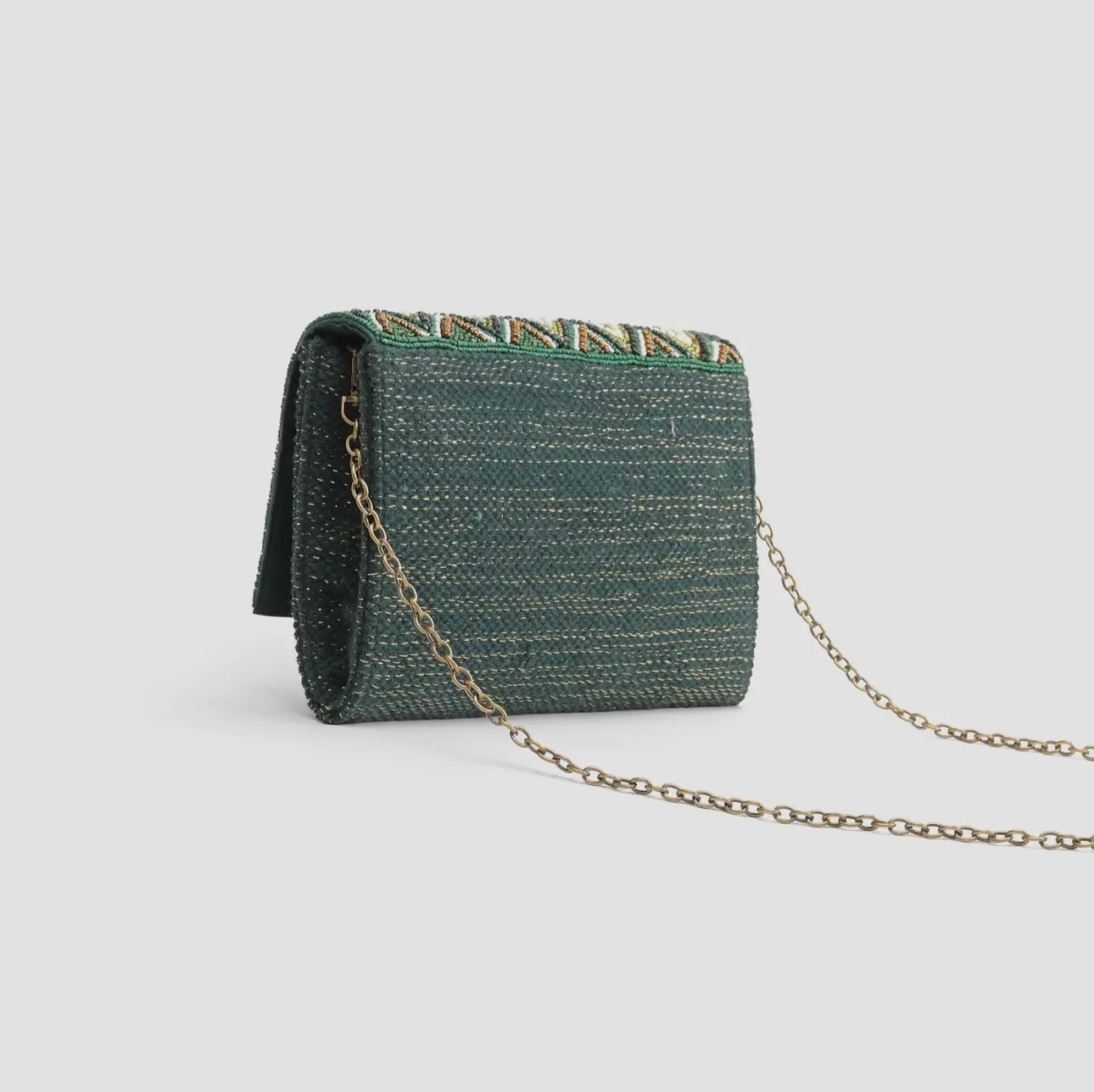 BEAD BAG - GREEN